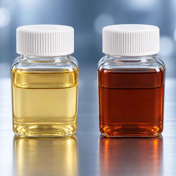 KG-2B and KG-3B cast iron rust preventive oil sample bottles