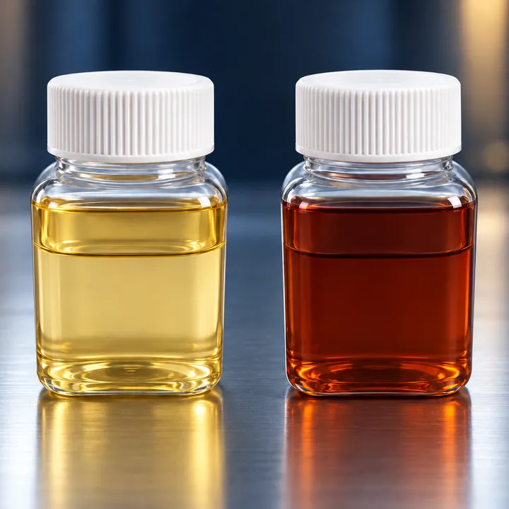 KG-4A and KG-4B powder metallurgy rust preventive oil sample bottles